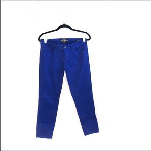 Lucky Brand Blue Charlie Capri Size 6